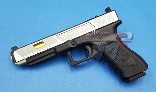 G&P Custom TTI Glock 34 Gas Blow Back Pistol (CNC Slide) - Click Image to Close